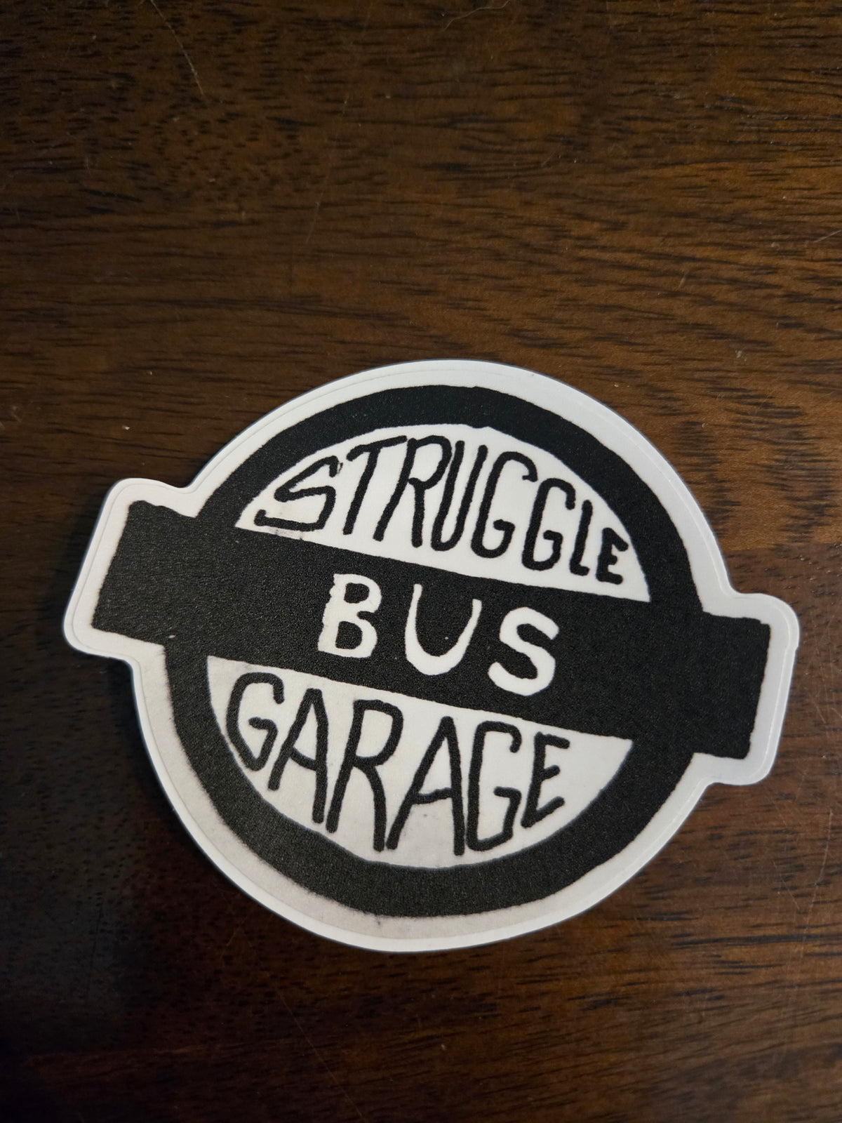 Struggle Bus Garage sticker